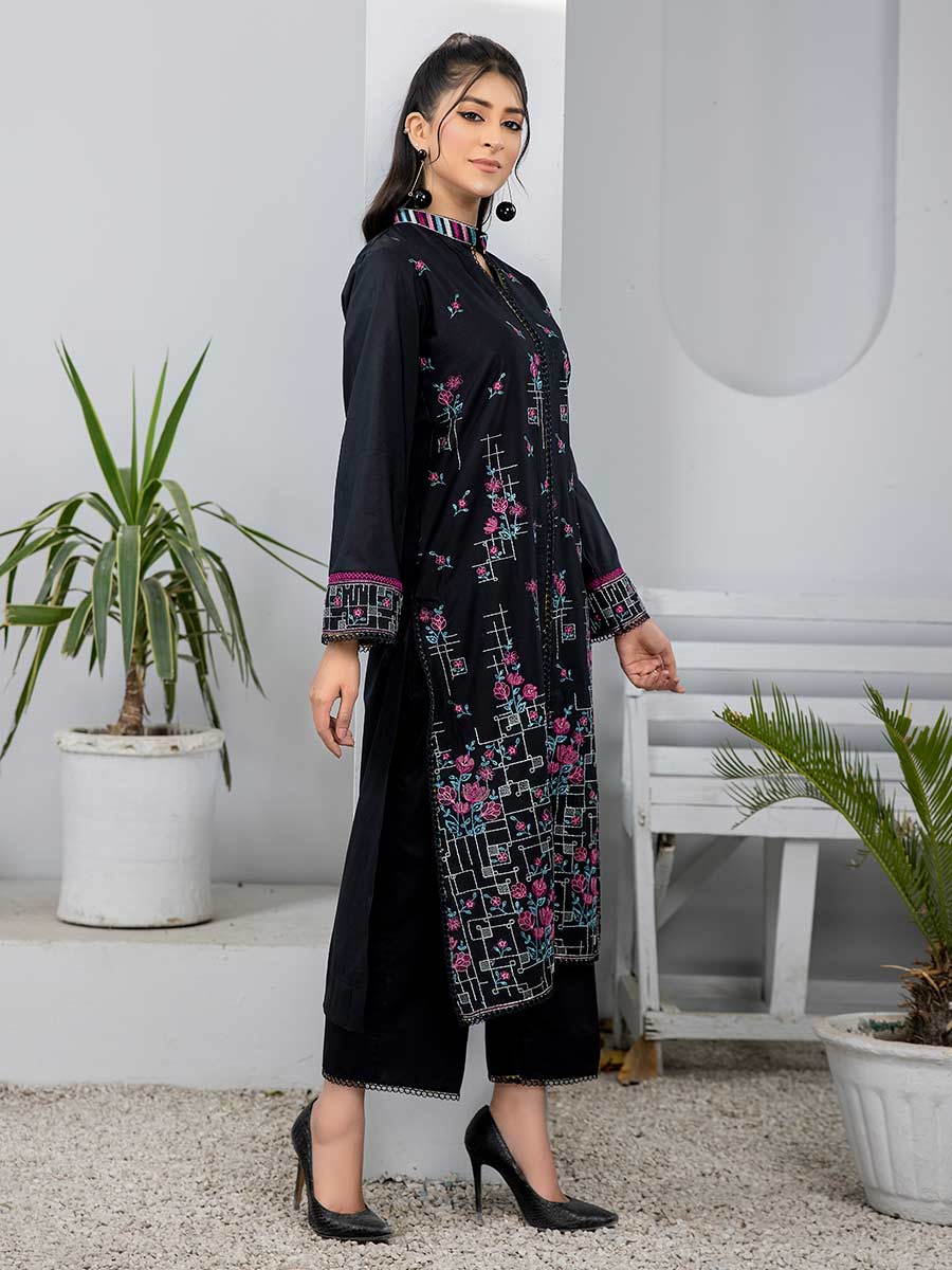 Nisha by Aalaya Embroidered Lawn Unstitched Shirt NEK2- D02