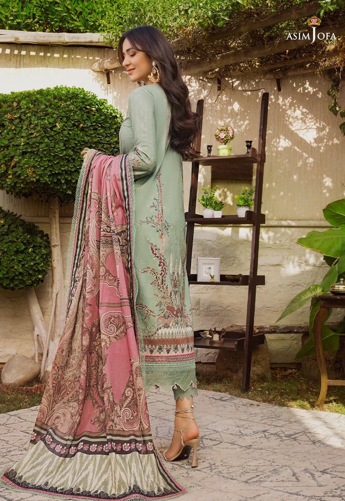 Rania by Asim Jofa Embroidered Lawn Suits Unstitched 3 Piece AJRP-02