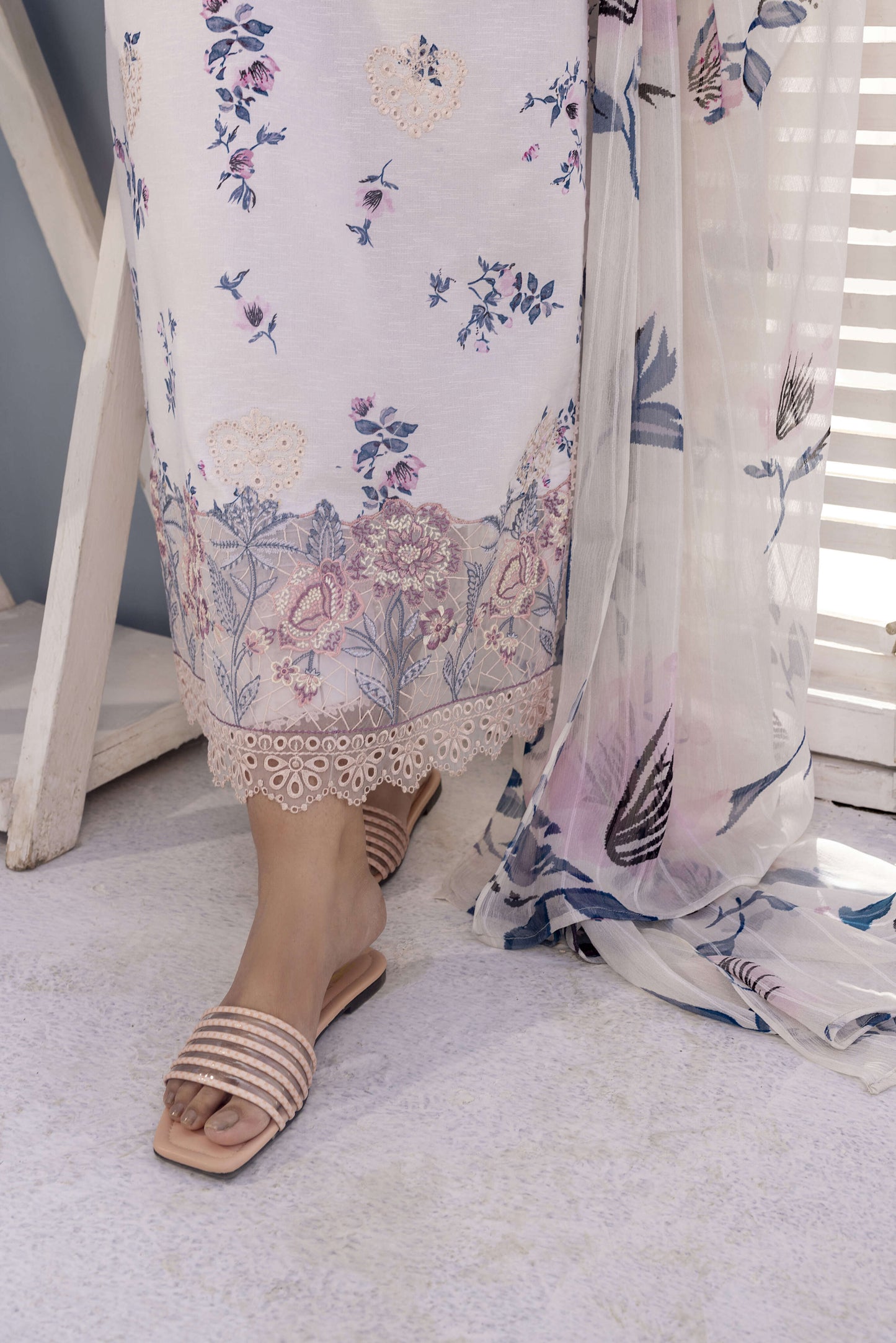 Rosolia by Panache Embroidered Lawn 3 Piece Unstitched Dress - D02