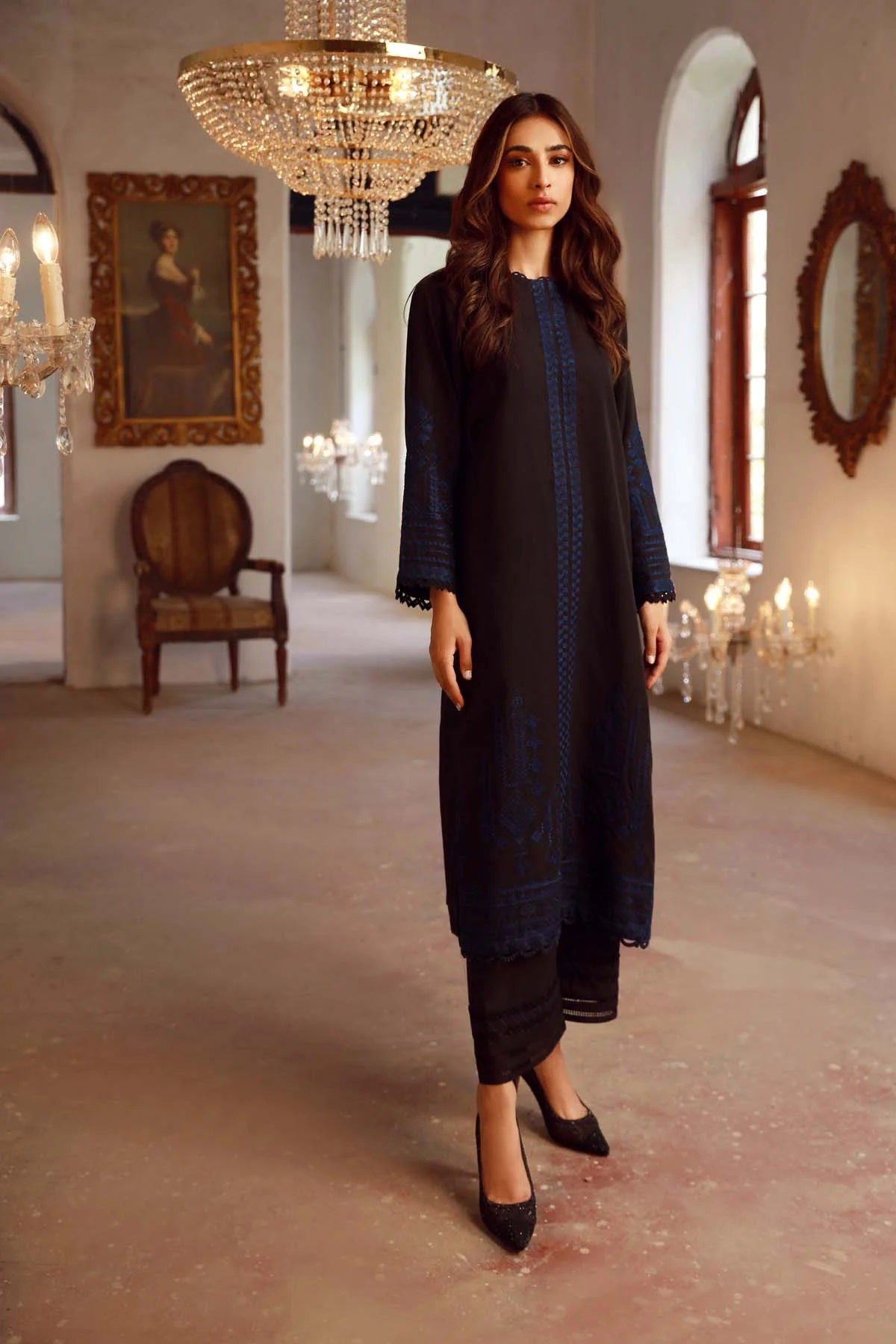 Sahar Embroidered Lawn Suits Unstitched 3 Piece SHR23EE SSL-V3-30 - Eid Collection