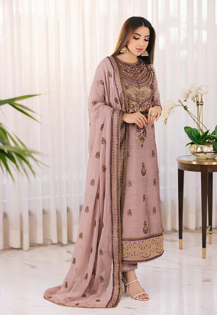 Asim Jofa Maahru Noorie Embroidered Suits Unstitched 3 Piece AJSM-32 - Festive Collection