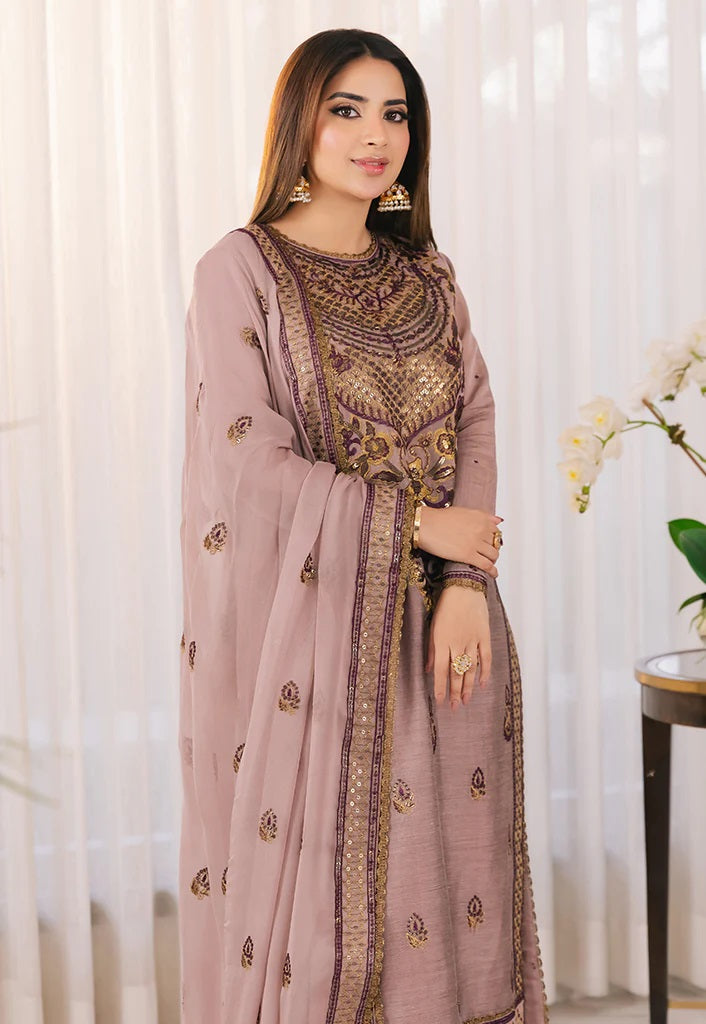 Asim Jofa Maahru Noorie Embroidered Suits Unstitched 3 Piece AJSM-32 - Festive Collection
