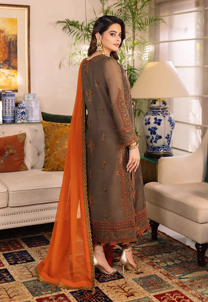 Asim Jofa Maahru Noorie Embroidered Suits Unstitched 3 Piece AJSM-33 - Festive Collection