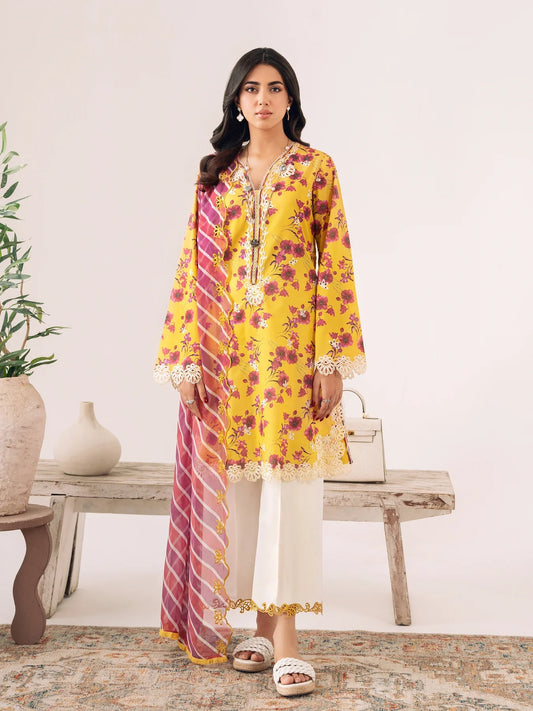 Sable Vogue Embroidered Lawn Suits Unstitched 3 Piece - SAL-03-23-V1