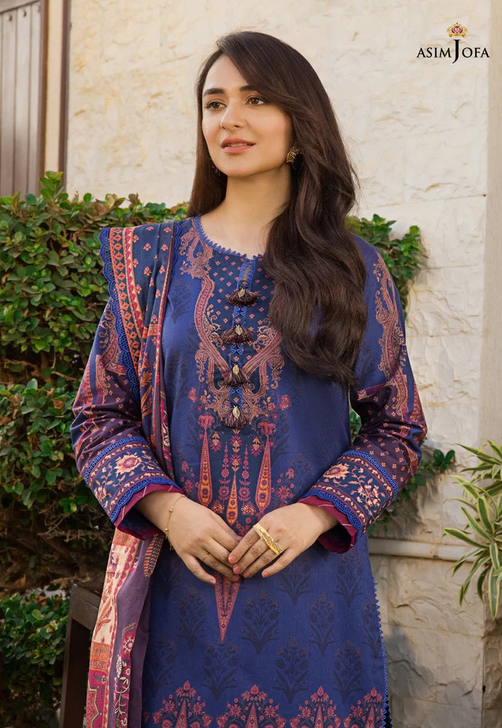Rania by Asim Jofa Printed Lawn Suits Unstitched 2 Piece AJRP-03