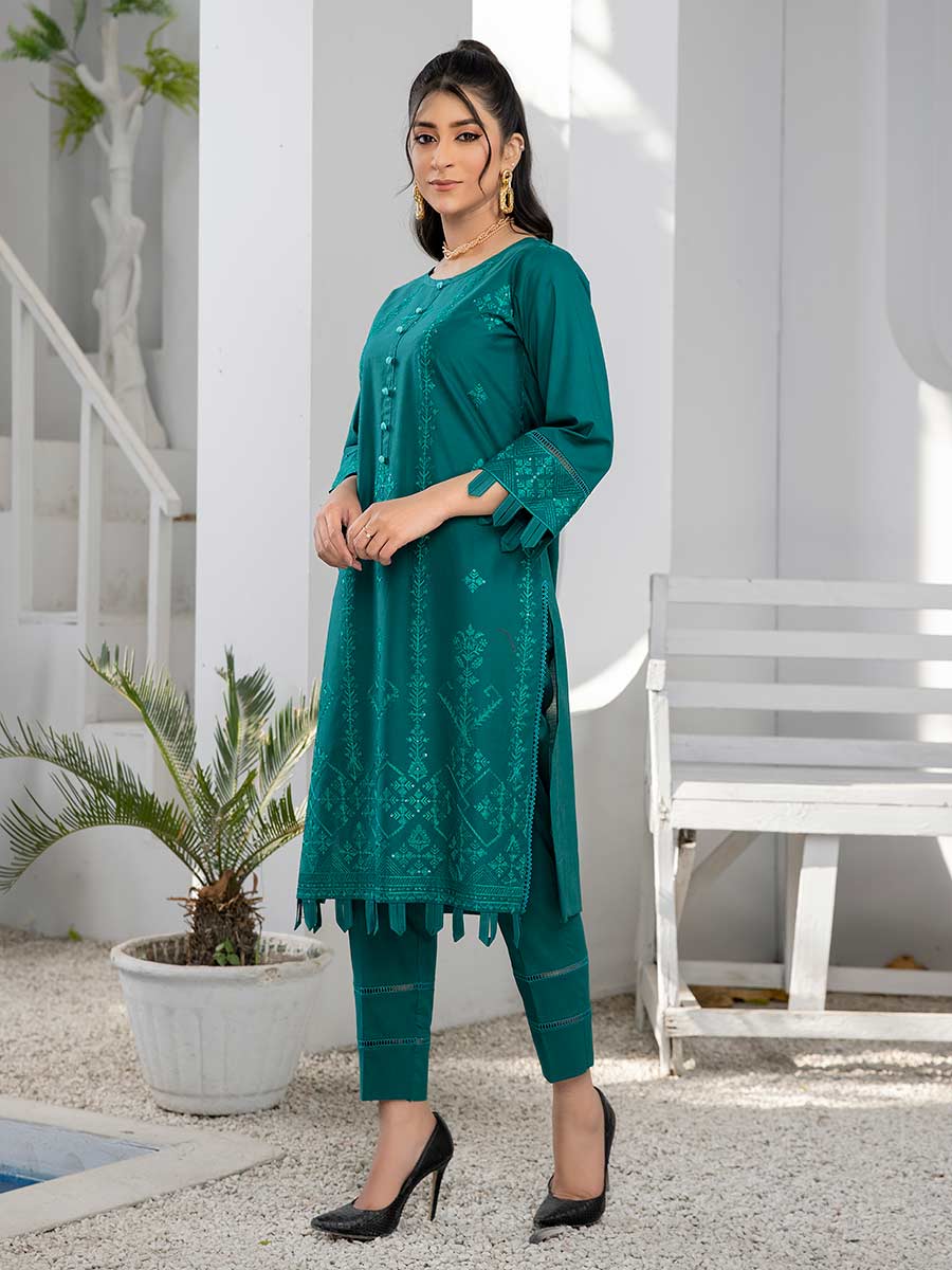 Nisha by Aalaya Embroidered Lawn Unstitched Shirt NEK2- D03