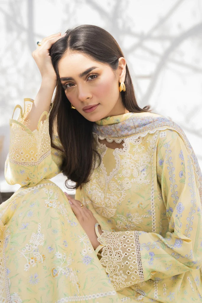 Shezlin by Aabyaan Embroidered Chikankari Suits Unstitched 3 Piece AS-AR-03 SOHA - Summer Collection