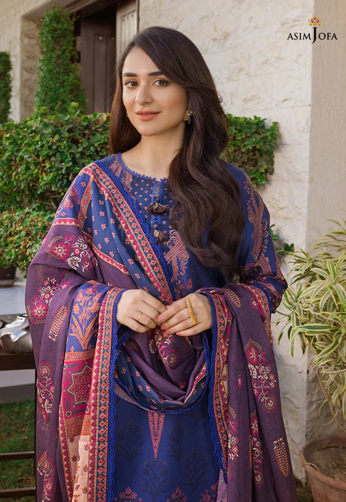 Rania by Asim Jofa Printed Lawn Suits Unstitched 2 Piece AJRP-03