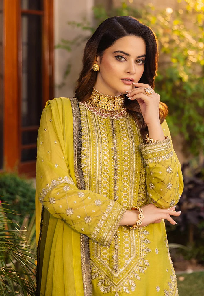 Asim Jofa Maahru Noorie Embroidered Suits Unstitched 3 Piece AJSM-41 - Festive Collection
