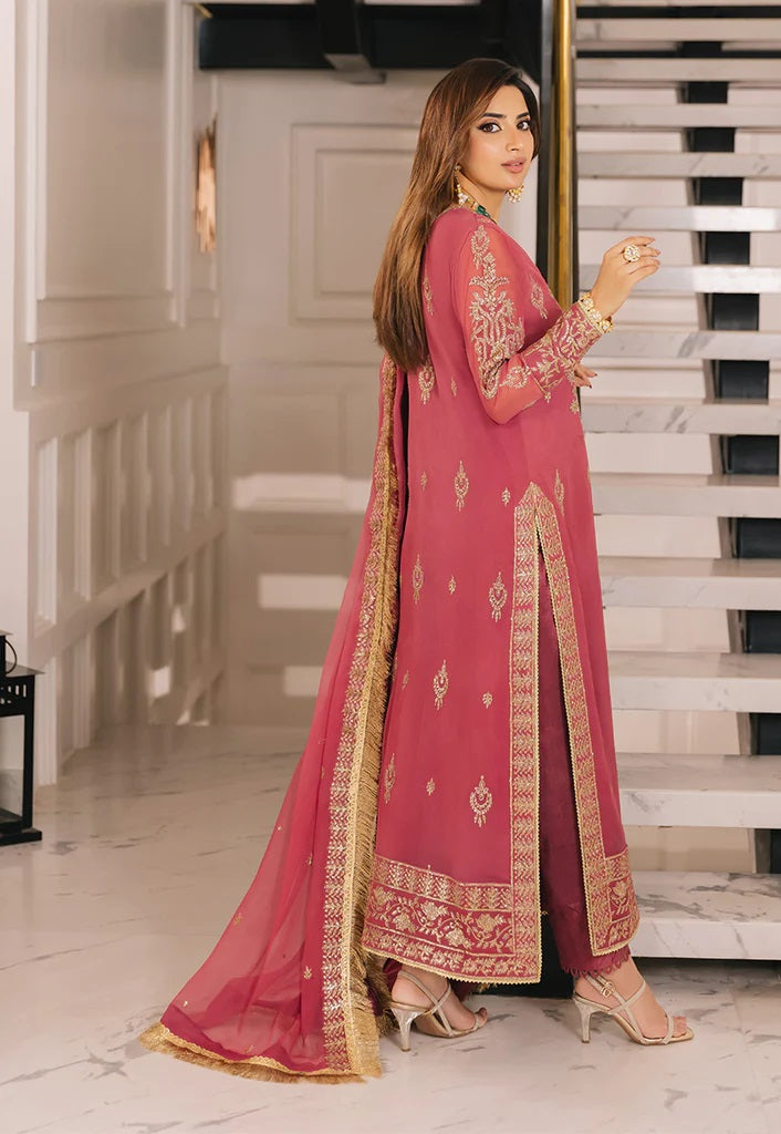 Asim Jofa Maahru Noorie Embroidered Suits Unstitched 3 Piece AJSM-42 - Festive Collection