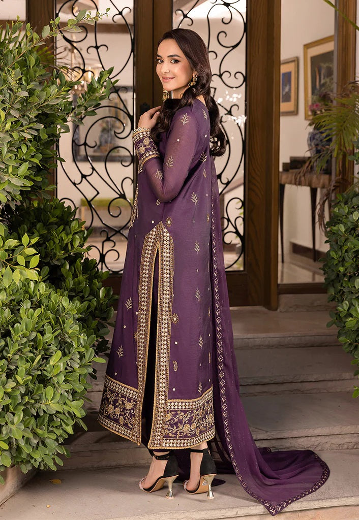 Asim Jofa Maahru Noorie Embroidered Suits Unstitched 3 Piece AJSM-44 - Festive Collection