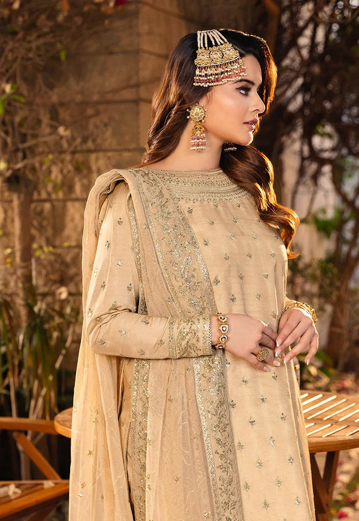 Asim Jofa Maahru Noorie Embroidered Suits Unstitched 3 Piece AJSM-45 - Festive Collection