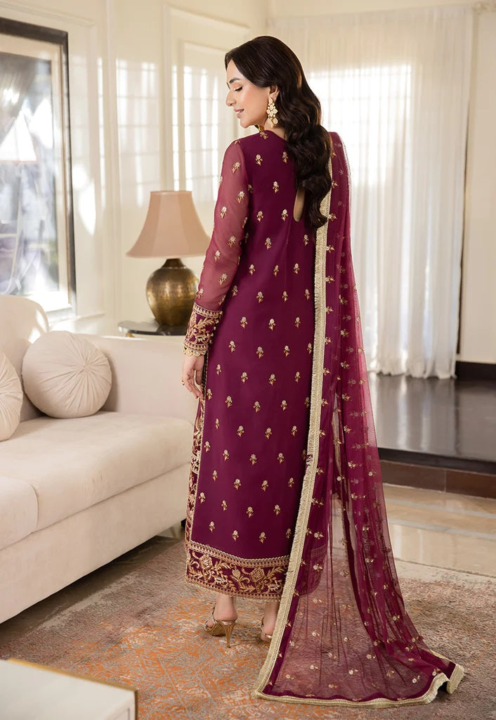 Asim Jofa Maahru Noorie Embroidered Suits Unstitched 3 Piece AJSM-47 - Festive Collection