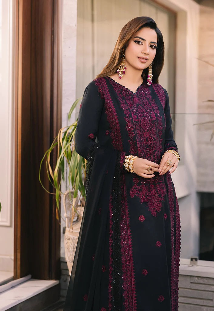 Asim Jofa Maahru Noorie Embroidered Suits Unstitched 3 Piece AJSM-48 - Festive Collection