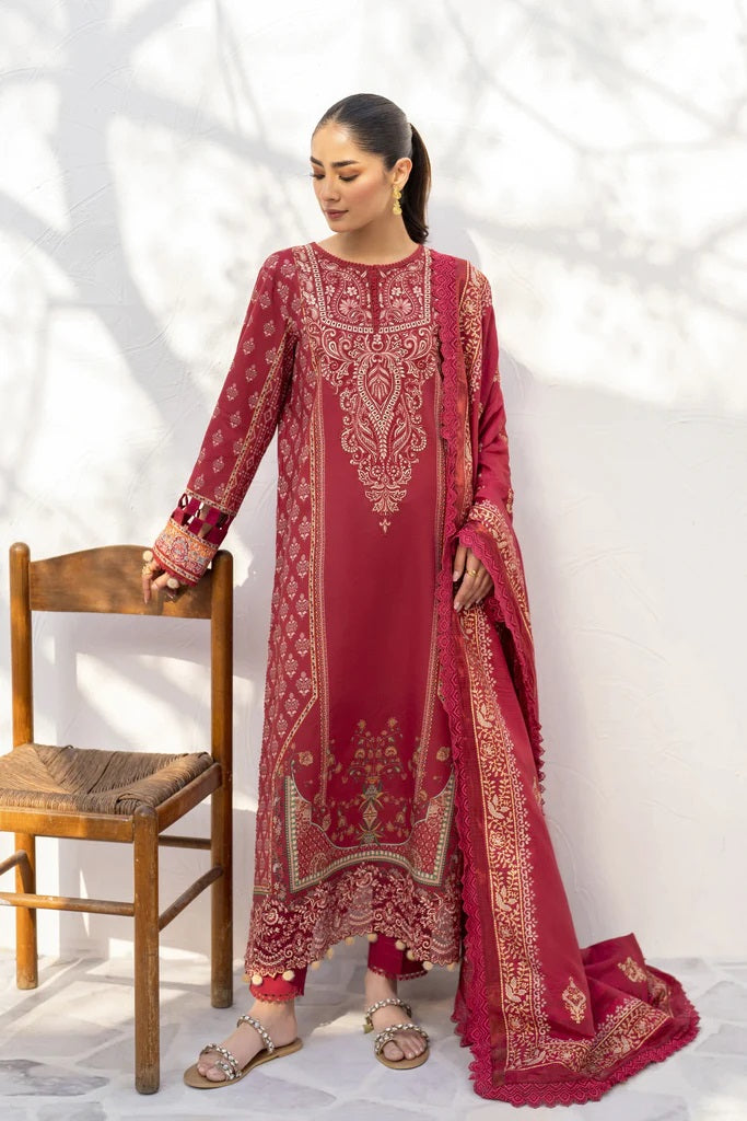 Shezlin by Aabyaan Embroidered Chikankari Suits Unstitched 3 Piece AS-AR-04 IZZAH - Summer Collection