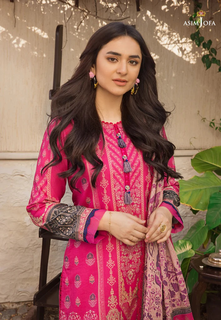 Rania by Asim Jofa Printed Lawn Suits Unstitched 2 Piece AJRP-04