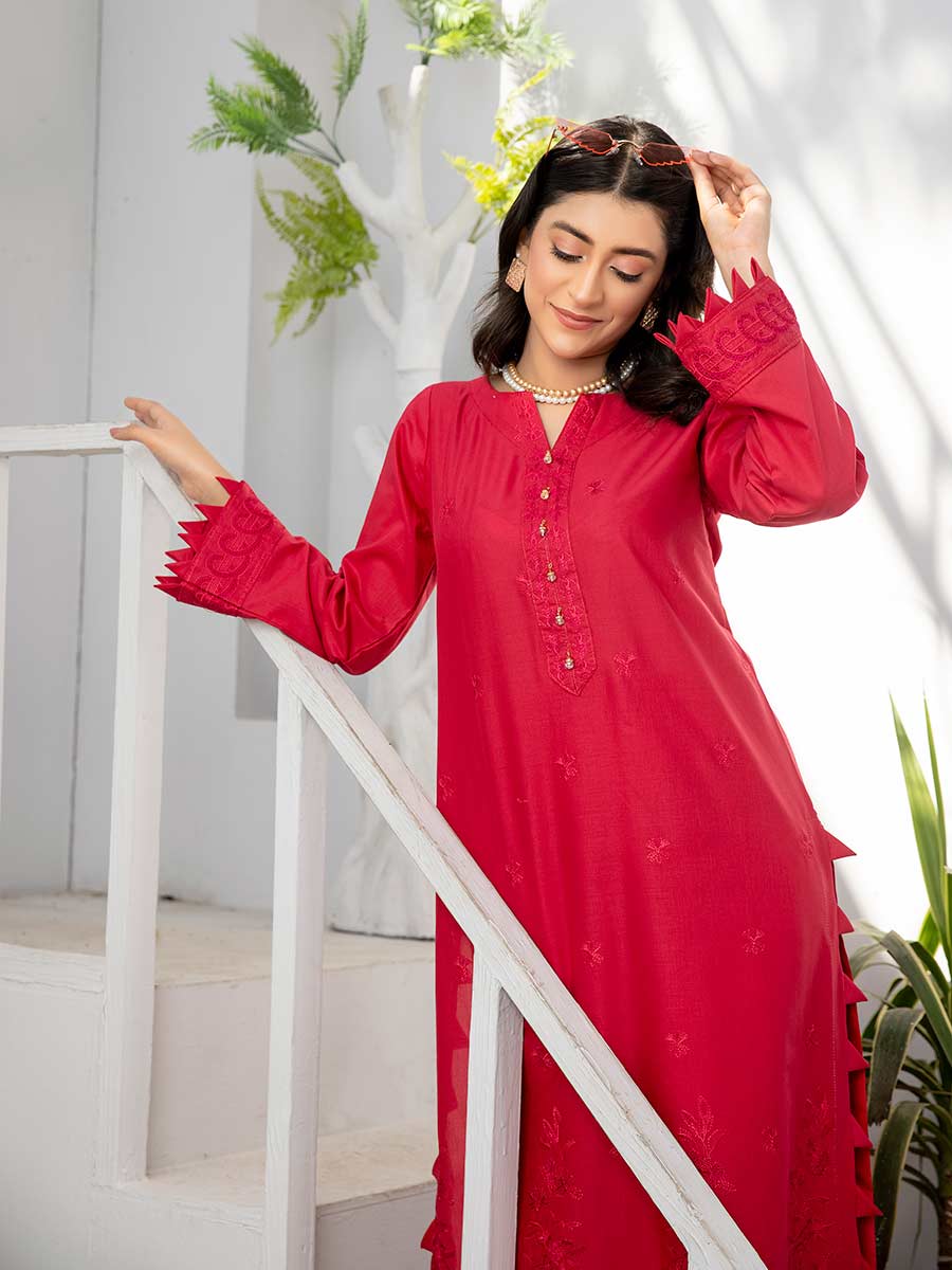 Nisha by Aalaya Embroidered Lawn Unstitched Shirt NEK2- D04