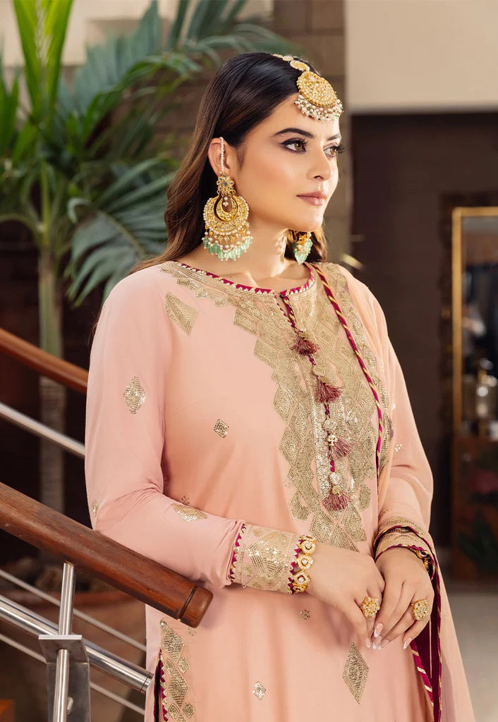 Asim Jofa Maahru Noorie Embroidered Suits Unstitched 3 Piece AJSM-50 - Festive Collection