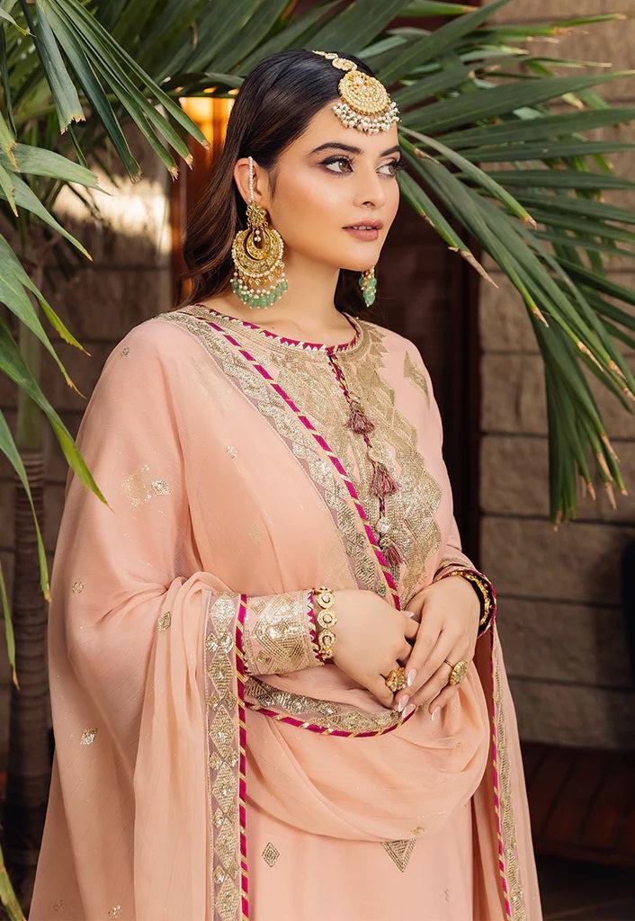 Asim Jofa Maahru Noorie Embroidered Suits Unstitched 3 Piece AJSM-50 - Festive Collection