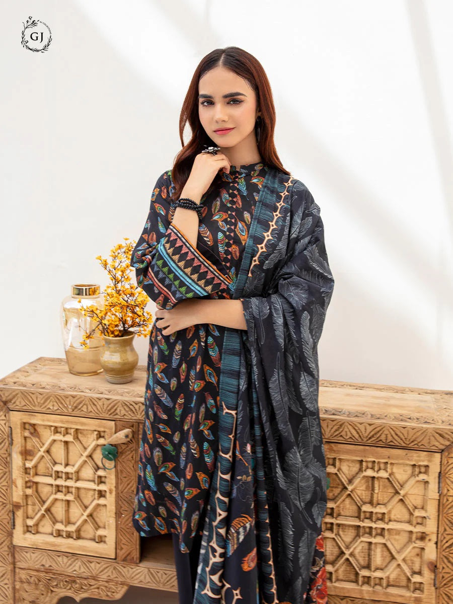 Aviva by GJ Digital Printed Lawn 2 piece Unstitched - GJAV23-A5