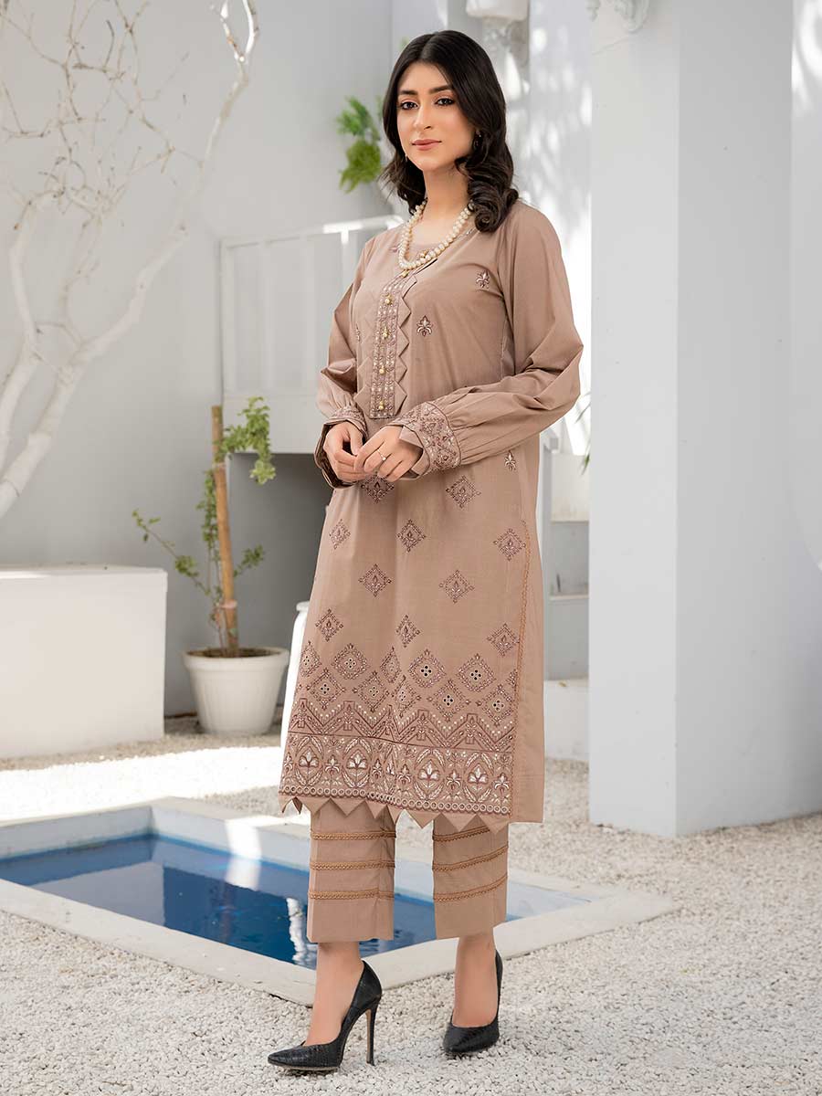 Nisha by Aalaya Embroidered Lawn Unstitched Shirt NEK2- D05