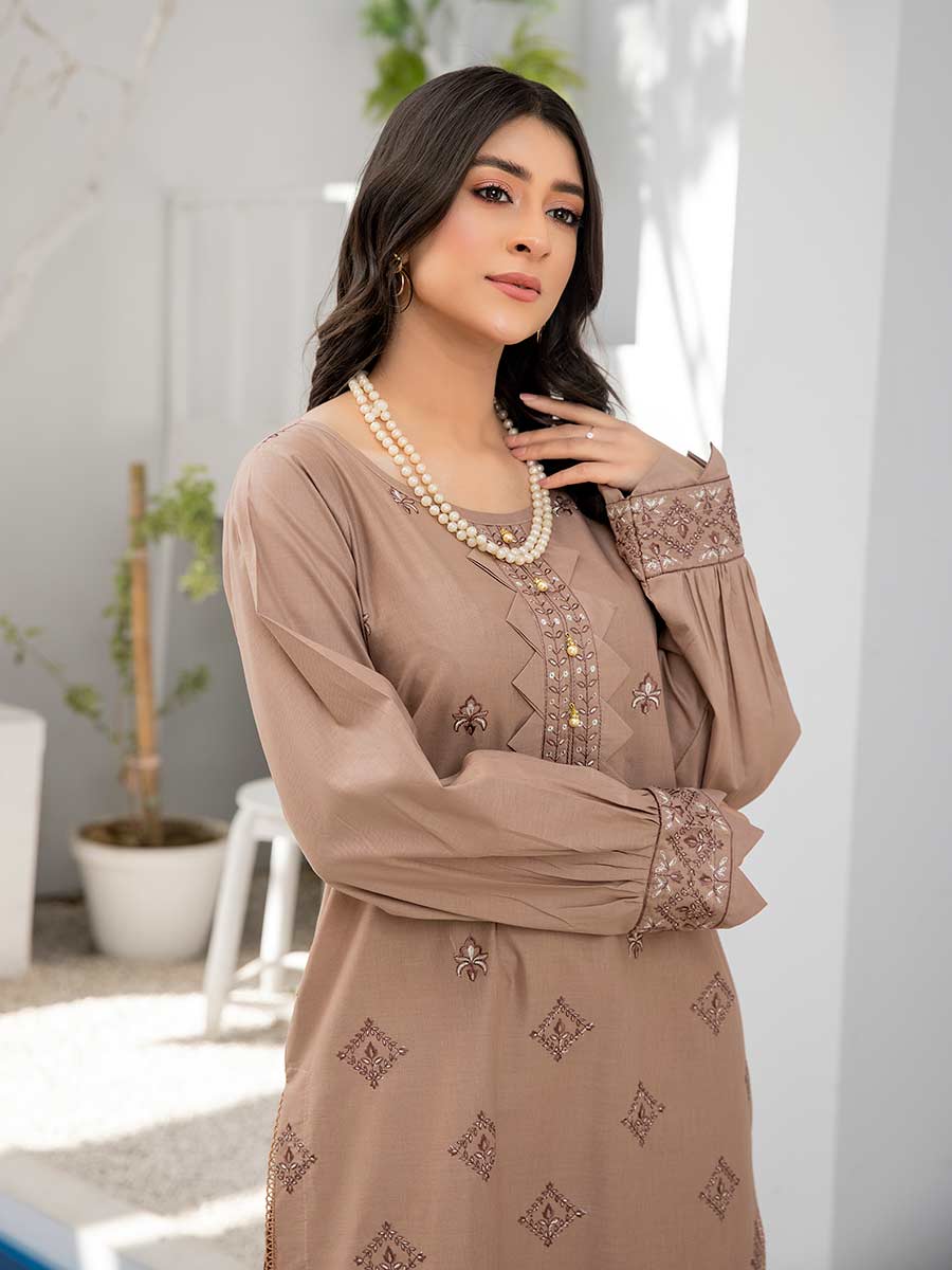 Nisha by Aalaya Embroidered Lawn Unstitched Shirt NEK2- D05