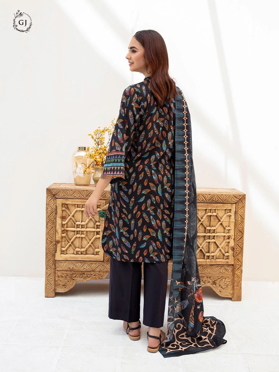 Aviva by GJ Digital Printed Lawn 2 piece Unstitched - GJAV23-A5