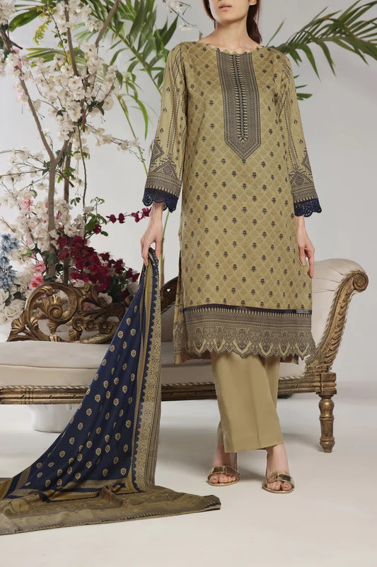 Daman By VS Textiles Printed Lawn Suits Unstitched 3 Piece VS24-D1 2905-B - Summer Collection