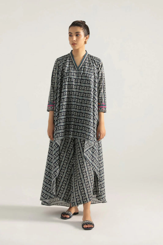 Sapphire Intermix Printed Cotton Shirt 1 piece Unstitched - U1 DY22V5 06