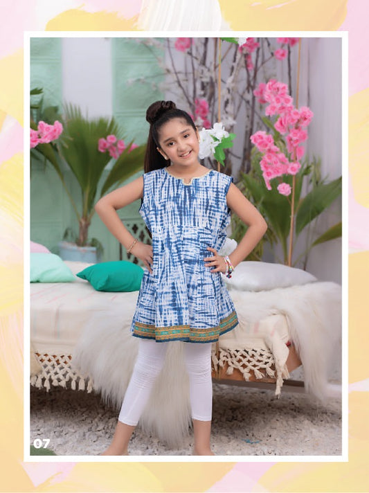 Regalia Textiles Printed Girls Lawn Suits Unstitched 2 Piece RGK-06 - Summer Collection
