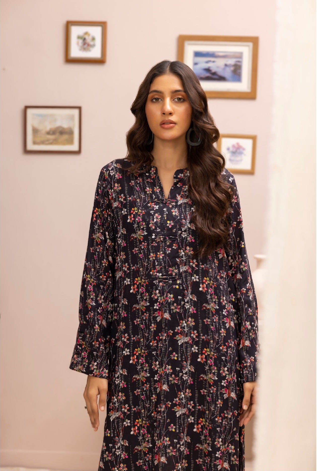 Identic Separates By Regalia Textiles Printed Linen Suits Unstitched 2 Piece RTPL-D-06 - Winter Collection