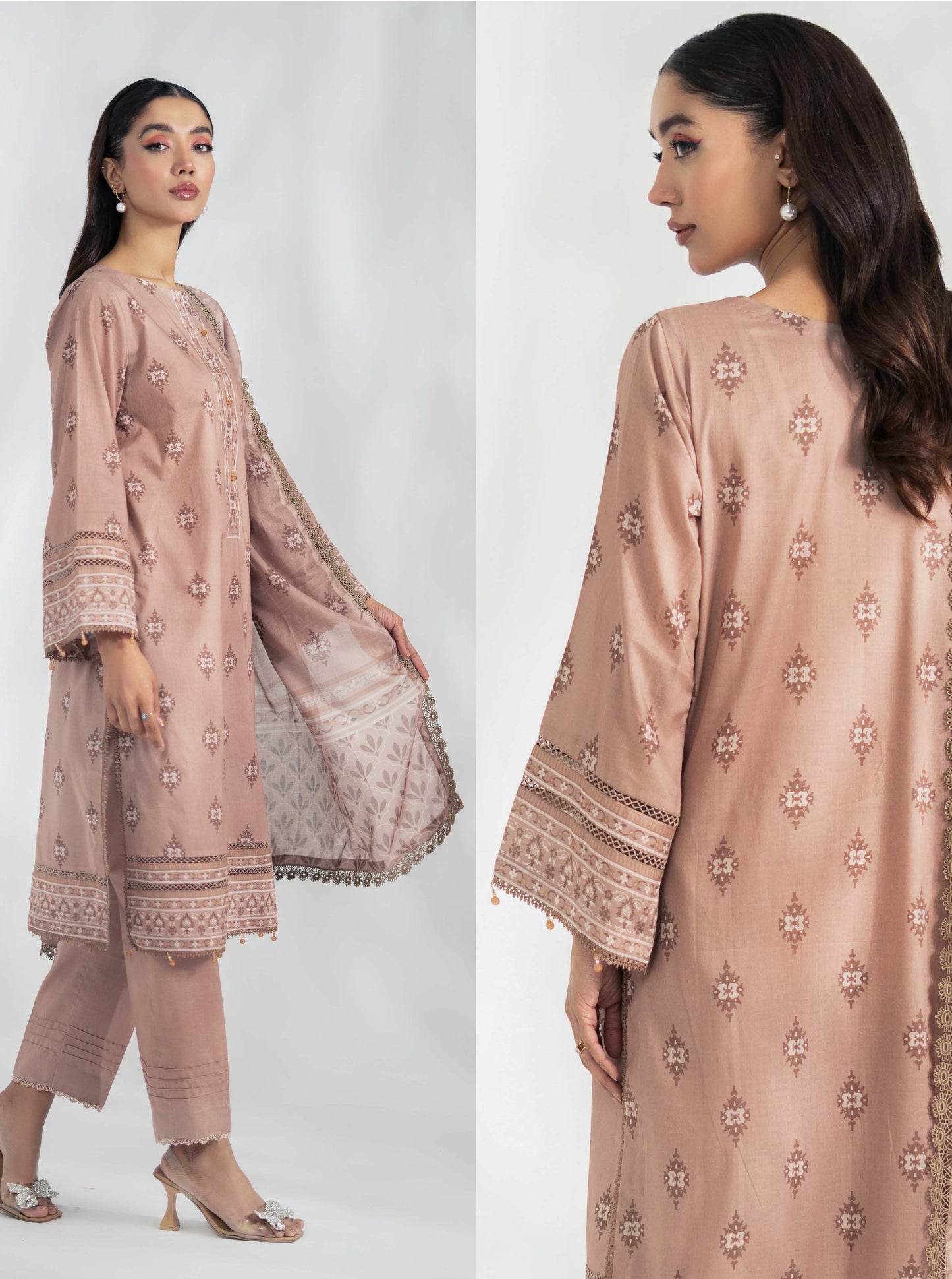 Colors by AlZohaib Textile Digital Printed 3 Piece Lawn Unstitched Dress - D06 Summer Collection