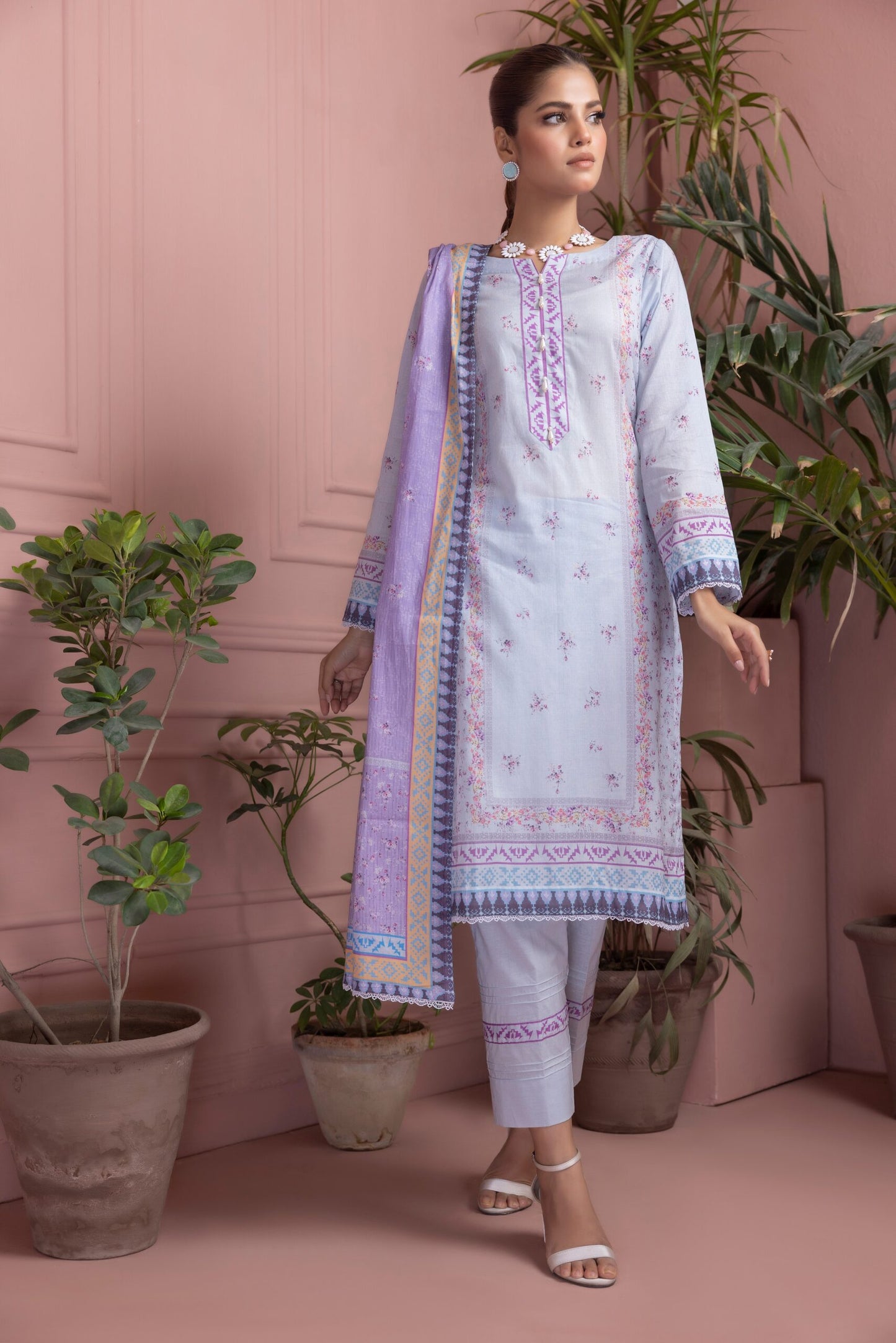 Salina By Regalia Textiles Printed Lawn Suits Unstitched 3 Piece SPL1123-06
