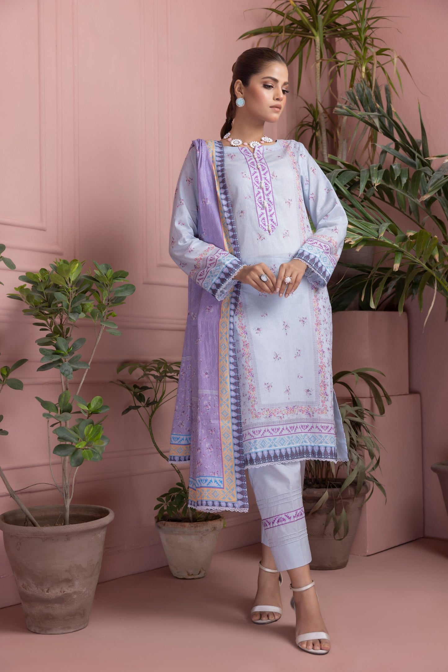 Salina By Regalia Textiles Printed Lawn Suits Unstitched 3 Piece SPL1123-06