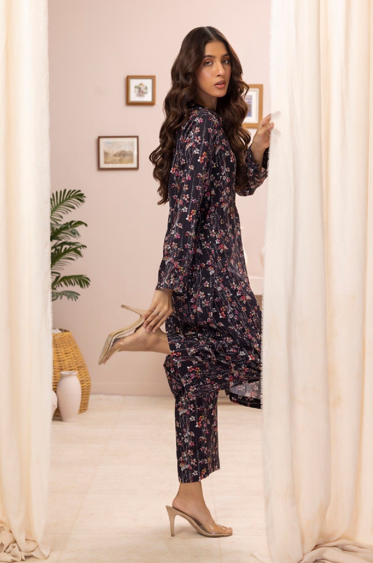 Identic Separates By Regalia Textiles Printed Linen Suits Unstitched 2 Piece RTPL-D-06 - Winter Collection