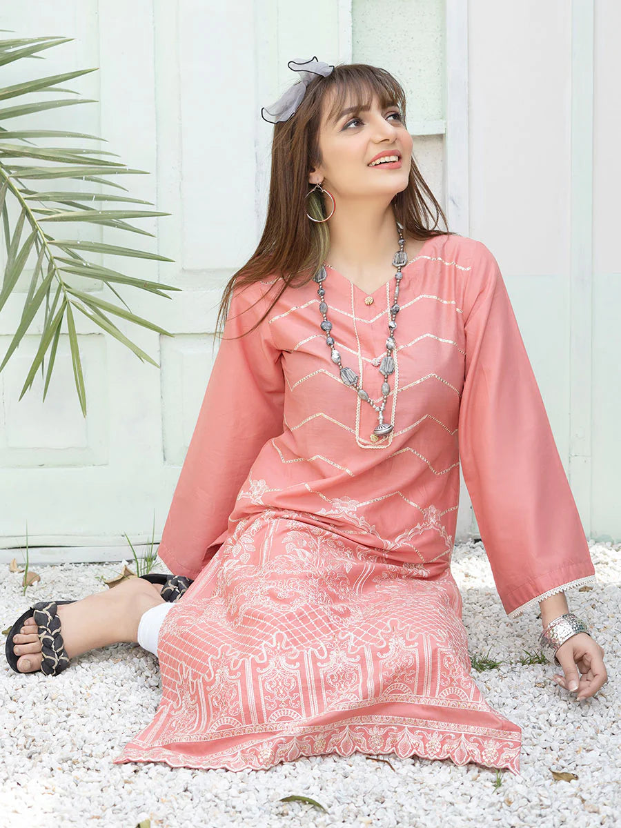 Nisha by Aalaya Embroidered Lawn Unstitched Shirt NEK- D06