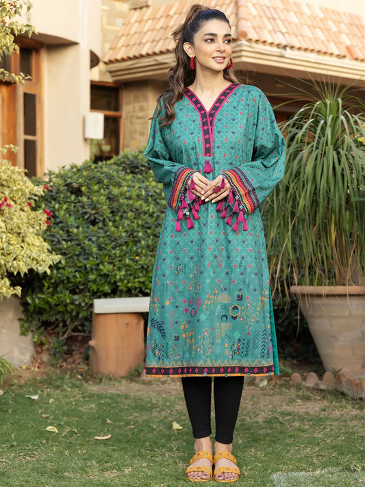 Mehr Digital Printed Lawn Shirt 1 piece unstitched - 23DA-007UT