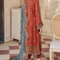 Emaan Adeel Embroidered Chiffon 3 piece Unstitched Dress - LX 07