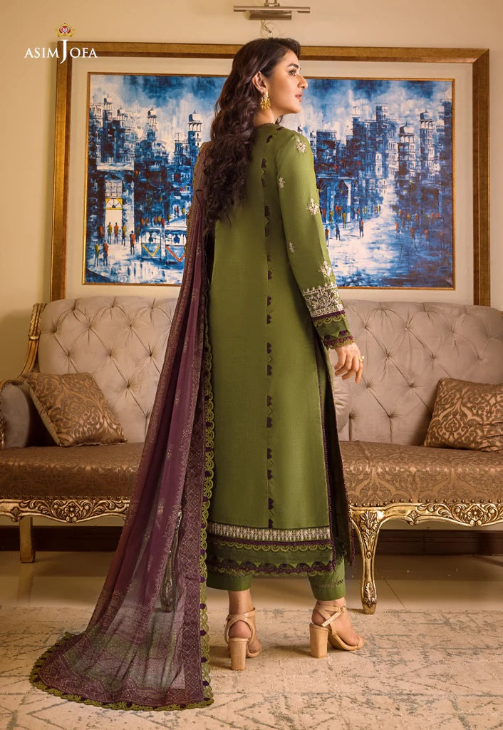 Rania by Asim Jofa Embroidered Lawn Suits Unstitched 3 Piece AJRP-07