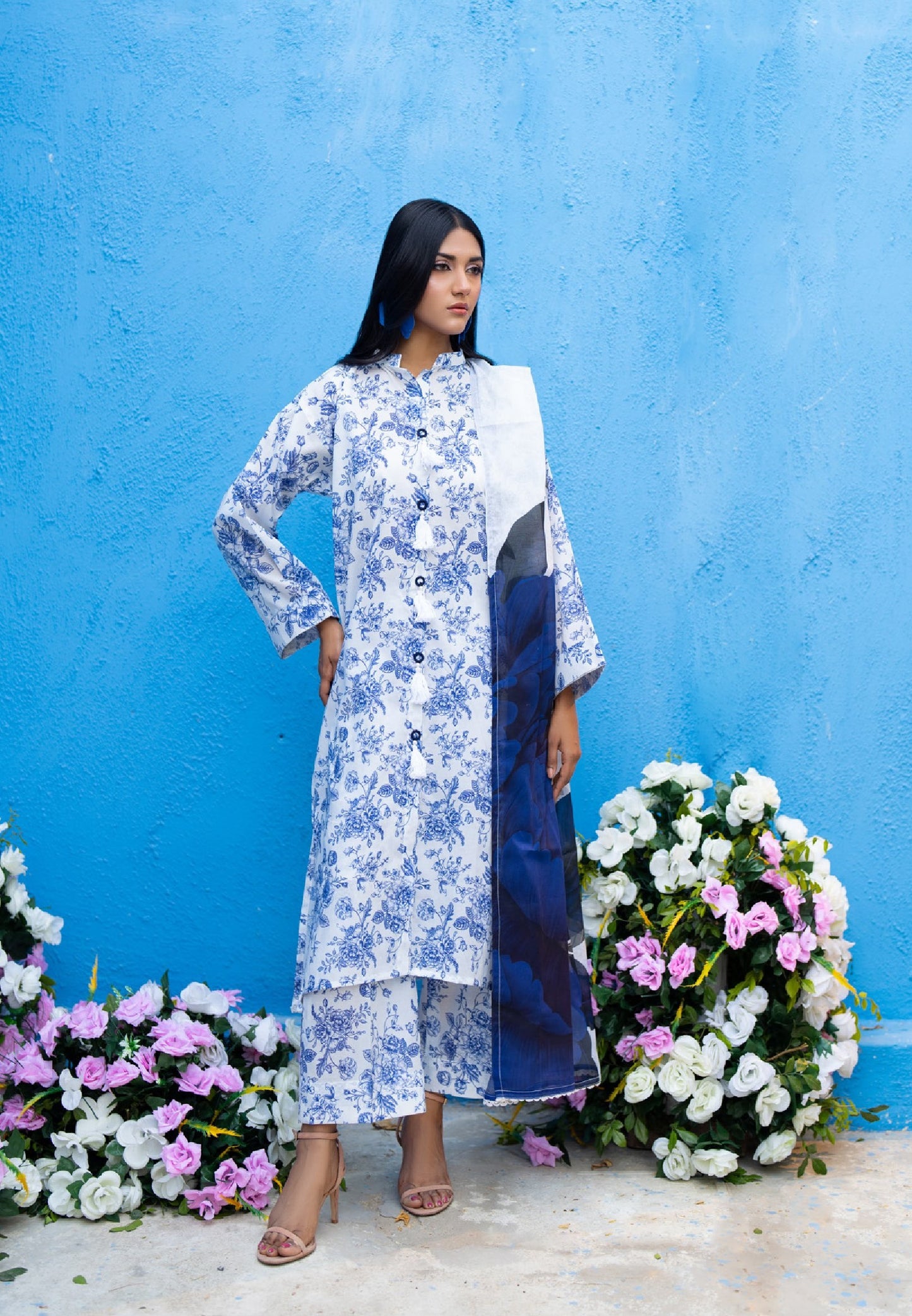 Salina by Regalia Textile Printed Lawn 3 Piece Unstitched Dress - RSPL-07 Summer Collection