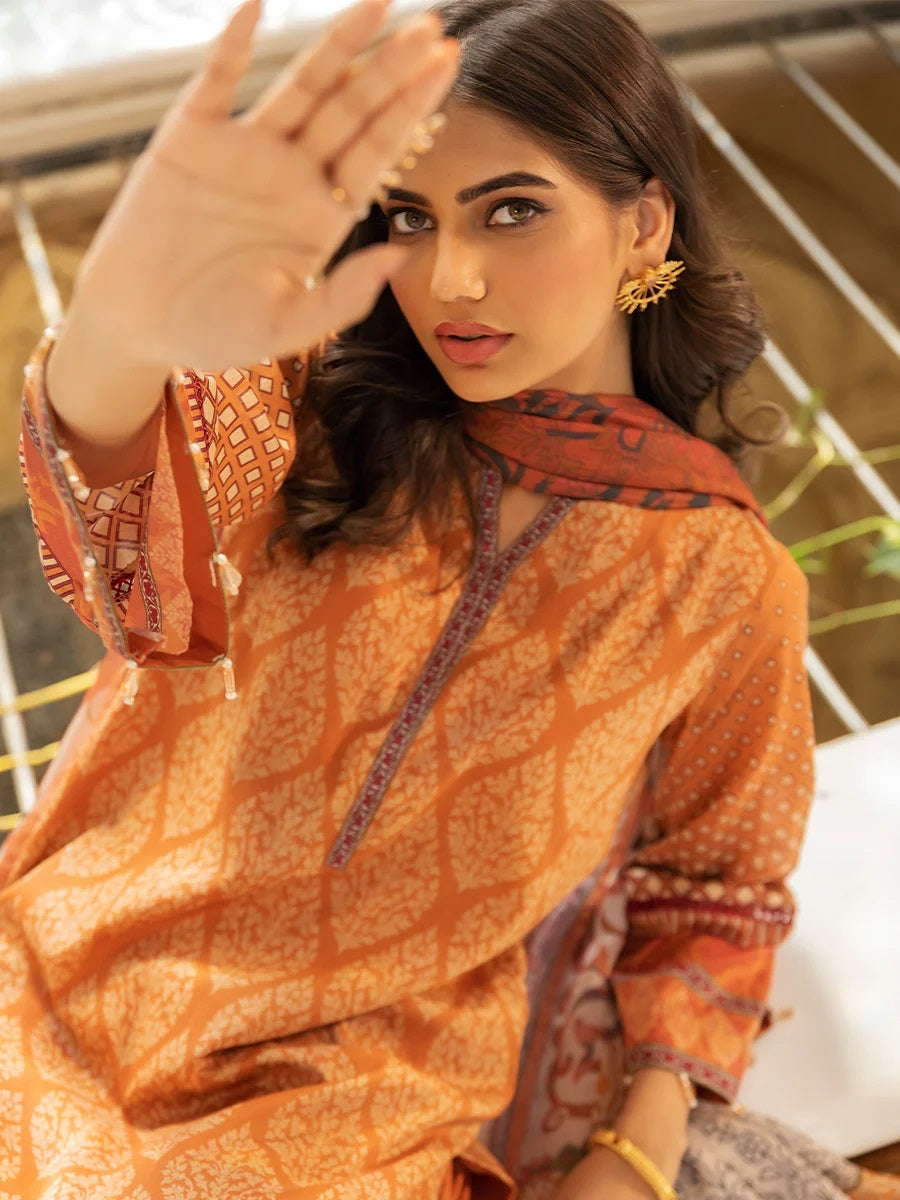 Salitex Kiara Printed Lawn Unstitched 3 Piece - SKL-D07