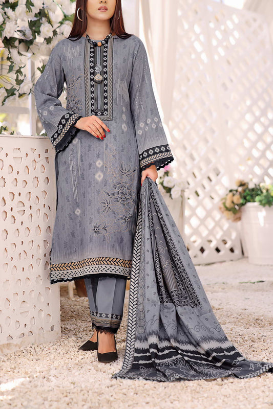 Daman By VS Textiles Printed Lawn Suits Unstitched 3 Piece VS23-809-B - Summer Collection