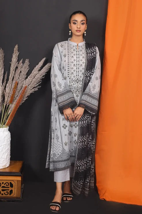 Kotor by Rashid Textile Embroidered Lawn Unstitched 3 Piece Dress - RTC-8140