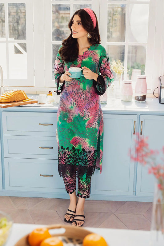 Ballerina By Nureh Embroidered Chikankari Lawn Suits Unstitched 2 Piece NU2- 85