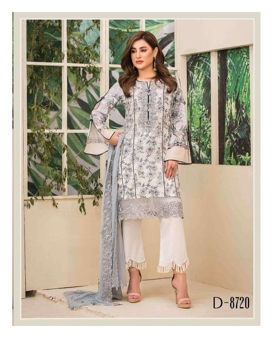 Selene by Tawakkal Embroidered Lawn 3 Piece Unstitched - TSL-D8720