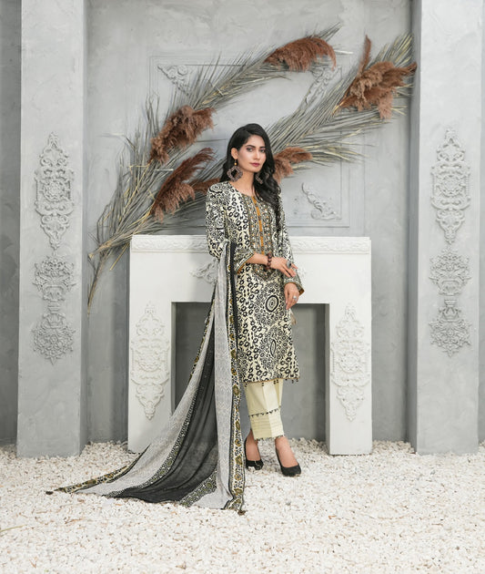 Devina by Tawakkal Embroidered Lawn Dress 3 Piece Unstitched - D-8747