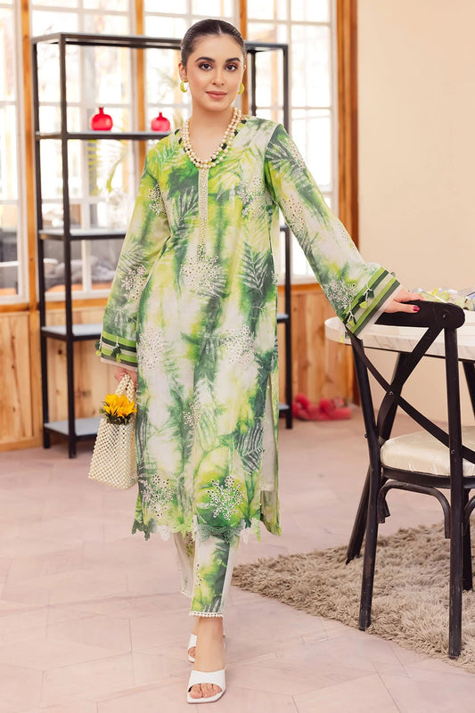 Ballerina By Nureh Embroidered Chikankari Lawn Suits Unstitched 2 Piece NU2- 87