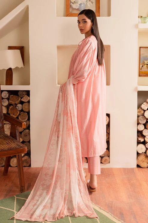 Ripple by Rashid Textile Embroidered Lawn 3 piece Unstitched Dress - REL-8891