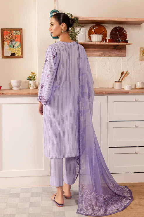 Ripple by Rashid Textile Embroidered Lawn 3 piece Unstitched Dress - REL-8894