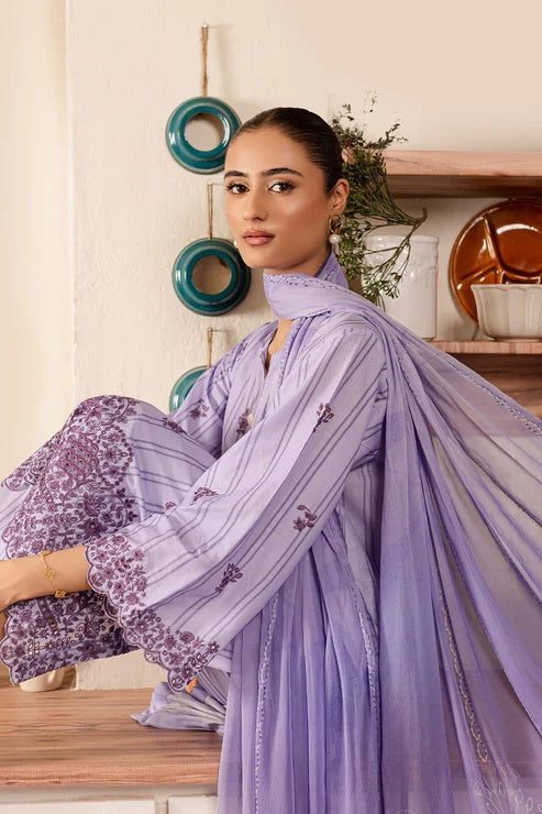 Ripple by Rashid Textile Embroidered Lawn 3 piece Unstitched Dress - REL-8894